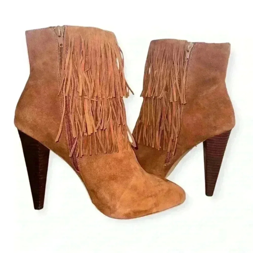 Steve Madden Myrakle Fringed Pointed Toe Boot - W… - image 3